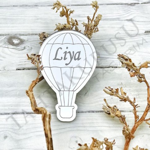 Pleksi ayna lazer kesim Uçan Balon